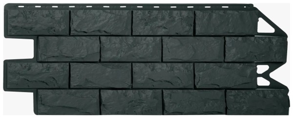 Фасадная панель Альта-Профиль Фагот ЭКО Графит купить в Москве