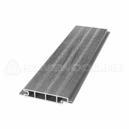 Террасная доска из ДПК SW Padus радиальный распил «SaveWood» пепельный купить в Москве