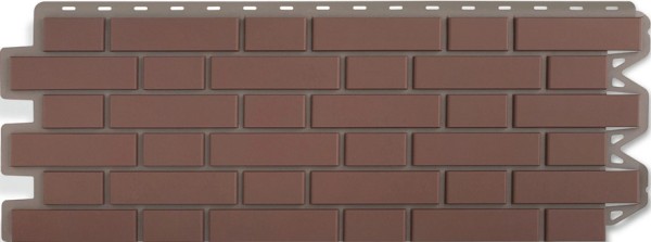Фасадная панель Альта-Профиль, Кирпич Клинкерный, Жженый купить в Москве