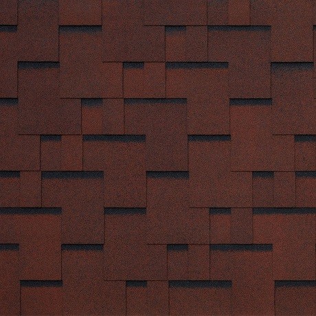 Гибкая черепица Tegola SAN REMO rosso 402 купить в Москве