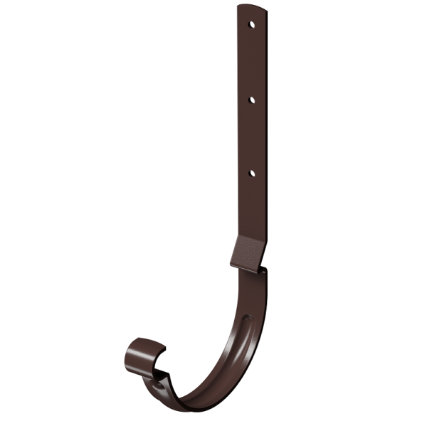 Карнизный крюк длинный D125 Döcke STAL PREMIUM Шоколад, (RAL 8019) купить в Москве