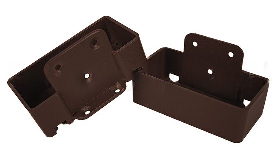 Крепление перил прямое из алюминия GardenParkett Венге купить в Москве