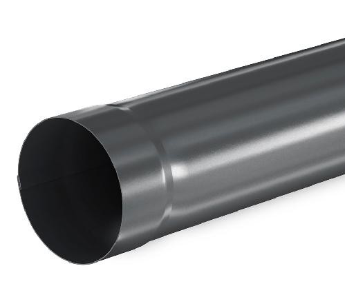 Водосток Aquasistem, система 150/100 - Труба водосточная 3.00м RAL 7024 Тёмно-серый купить в Москве