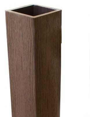 Столб опорный Woodvex Co-Extrusion Темно - Коричневый купить в Москве