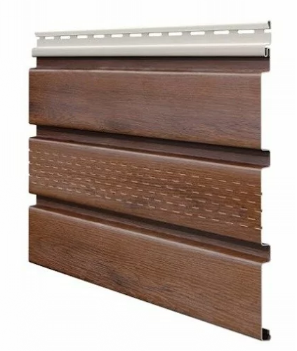 Софит ламинированный VOX UNICOLOR с центральной перфорацией, Коричневый купить в Москве