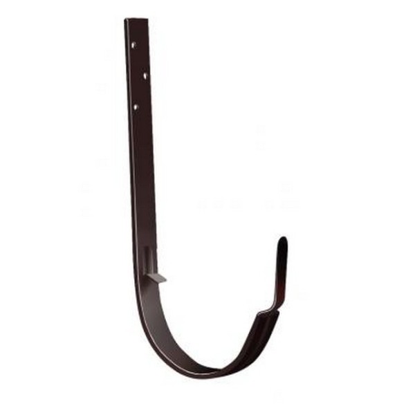 Водосток Grand Line 125x90 – Кронштейн длинный RAL 8017 купить в Москве