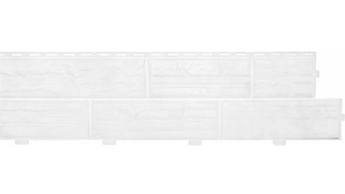 Формованный Сайдинг Сланцевая порода, Белый купить в Москве