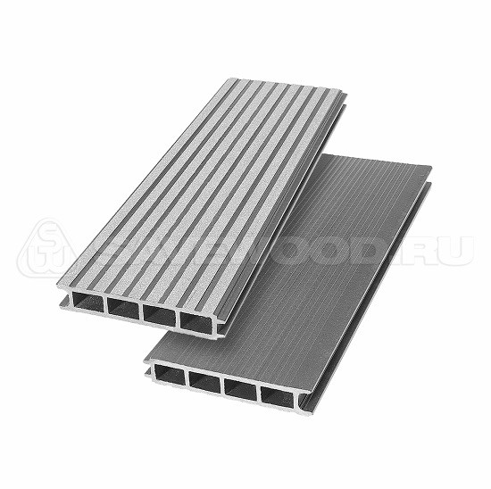 Террасная доска из ДПК SW Ulmus «SaveWood» пепельный купить в Москве